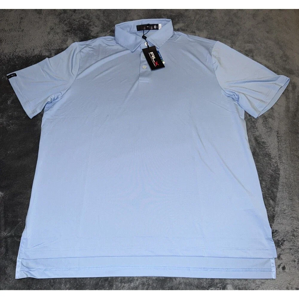 XL Polo Ralph Lauren RLX Classic Fit Performance Polo Shirt Blue